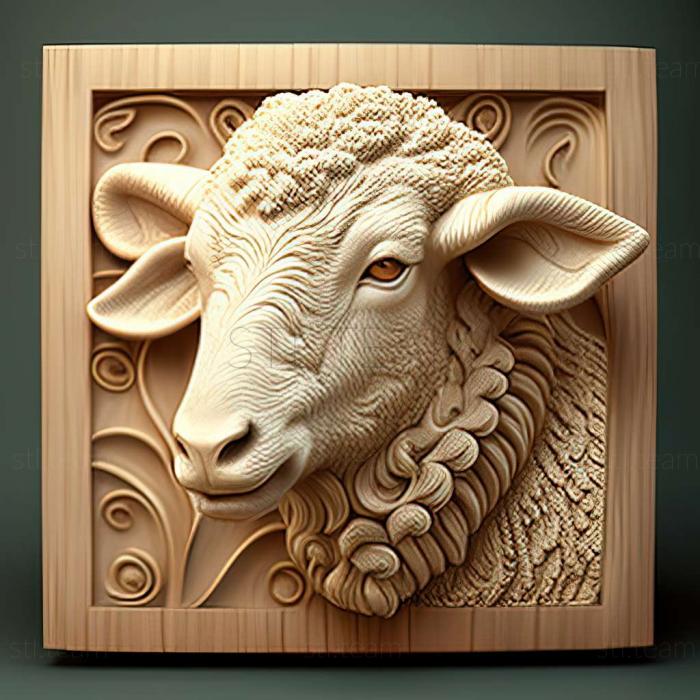 3D модель Доллі овець знаменита тварина (STL)
